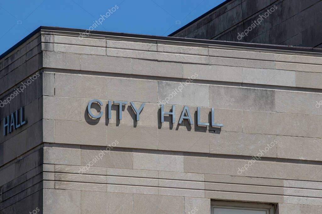 Residents attending a town hall meeting
